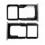 Sim Card Holder Tray For Oneplus X Black - Maxbhi Com