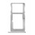 Sim Card Holder Tray For Honor V8 Silver - Maxbhi Com