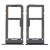 Sim Card Holder Tray For Samsung Galaxy Note 8 Black - Maxbhi Com