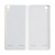Back Panel Cover For Lenovo A6000 Shot White - Maxbhi Com