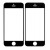 Replacement Front Glass For Apple Iphone 5c Black By - Maxbhi Com