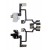 Volume Button Flex Cable For Apple Iphone 4 4g With Earphone Jack - Maxbhi Com