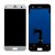 Lcd With Touch Screen For Lyf Earth 2 White By - Maxbhi Com