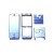 Full Body Housing For Sony Ericsson W350 Blue - Maxbhi Com
