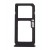 Sim Card Holder Tray For Nokia 8 Black - Maxbhi Com