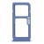Sim Card Holder Tray For Nokia 8 Blue - Maxbhi Com