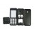 Full Body Housing for Nokia 215 Dual SIM - Black
