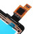 LCD with Touch Screen for Microsoft Lumia 435 - Orange (complete assembly folder)