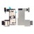 Mmc With Sim Card Reader For Motorola New Moto G 2nd Gen By - Maxbhi Com