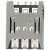 Sim Connector For Alcatel A5 Led By - Maxbhi Com