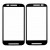 Replacement Front Glass For Motorola Moto E Dual Tv Xt1025 With Digital Tv Black By - Maxbhi Com