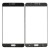 Replacement Front Glass For Samsung Galaxy C9 Pro Black By - Maxbhi Com