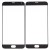 Replacement Front Glass For Meizu Mx5 Black By - Maxbhi Com