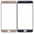 Replacement Front Glass For Gionee Marathon M5 Plus Gold By - Maxbhi Com