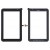 Touch Screen Digitizer For Samsung P1000 Galaxy Tab Black By - Maxbhi Com