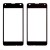 Replacement Front Glass For Microsoft Lumia 550 Black By - Maxbhi Com