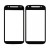 Replacement Front Glass For Motorola Moto E 2nd Gen Black By - Maxbhi Com