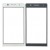 Replacement Front Glass For Huawei Ascend P6 White By - Maxbhi Com