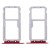 Sim Card Holder Tray For Huawei Nova 2s Red - Maxbhi Com