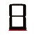 Sim Card Holder Tray For Oneplus 6 Red - Maxbhi Com