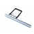 Sim Card Holder Tray For Sony Xperia Xa2 Silver - Maxbhi Com