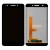 Lcd With Touch Screen For Lyf F1 White By - Maxbhi Com