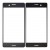 Replacement Front Glass For Sony Xperia X Black By - Maxbhi Com