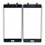 Replacement Front Glass For Nokia 6 Black By - Maxbhi Com