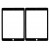 Replacement Front Glass For Apple Ipad Air 2 Wifi Cellular 32gb Black By - Maxbhi Com