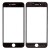 Replacement Front Glass For Apple Iphone 8 Black By - Maxbhi Com