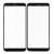 Replacement Front Glass For Infocus Vision 3 Black By - Maxbhi Com