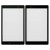 Replacement Front Glass For Lenovo Tab3 8 Plus Black By - Maxbhi Com