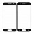 Replacement Front Glass For Samsung Galaxy A3 2017 Black By - Maxbhi Com