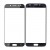 Replacement Front Glass For Samsung Galaxy J7 Pro Black By - Maxbhi Com