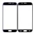 Replacement Front Glass For Samsung Galaxy S6 Edge Cdma Black By - Maxbhi Com