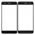 Replacement Front Glass For Asus Zenfone 3 Zoom Ze553kl Black By - Maxbhi Com