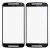 Replacement Front Glass For Motorola Moto G 4g 2nd Gen Black By - Maxbhi Com