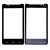 Replacement Front Glass For Celkon Colors A42 Black By - Maxbhi Com