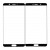 Replacement Front Glass For Huawei Mate 10 Black By - Maxbhi Com