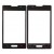 Replacement Front Glass For Lg Optimus L4 Ii E440 Black By - Maxbhi Com