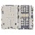 Sim Connector For Gionee F6 By - Maxbhi Com