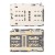 Sim Connector For Nokia 6 2018 By - Maxbhi Com