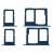 Sim Card Holder Tray For Samsung Galaxy On6 Blue - Maxbhi Com