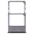 Sim Card Holder Tray For Meizu 15 Plus Grey - Maxbhi Com