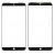 Replacement Front Glass For Meizu 15 Plus Grey By - Maxbhi Com