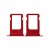 Sim Card Holder Tray For Apple Iphone 7 Plus Red - Maxbhi Com