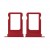 Sim Card Holder Tray For Apple Iphone 8 Plus Red - Maxbhi Com