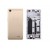 Flip Cover For Oppo R7 Lite Golden By - Maxbhi Com