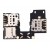 Mmc Sim Connector For Motorola Moto G Dual Sim 3rd Gen By - Maxbhi Com