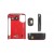 Back Panel Cover For Htc Inspire 4g Red - Maxbhi Com